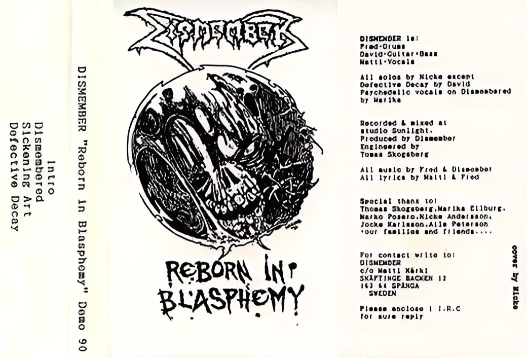 Dismember - Reborn in Blasphemy