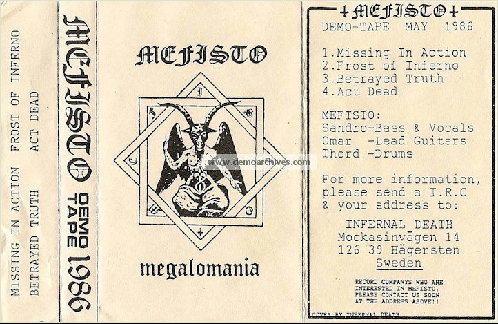 <br />Mefisto - Megalomania