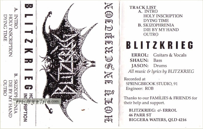 Blitzkrieg - Holy Inscription