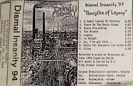 Dismal Insanity - Thoughts of Legacy
