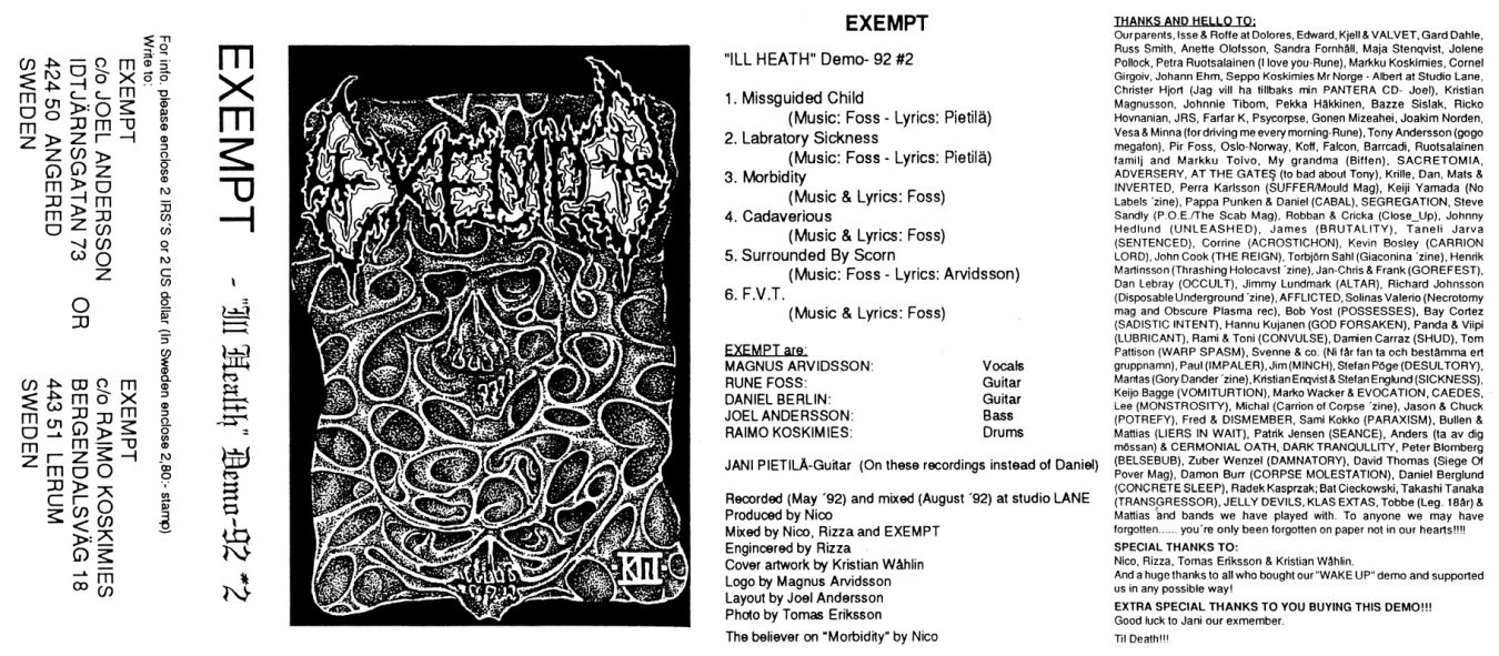 Exempt - Ill Health