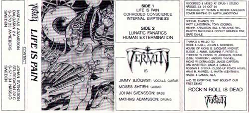 Vermin - Life Is Pain