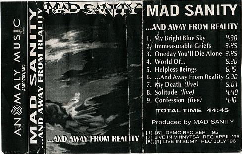 Mad Sanity - ...and Away from Reality