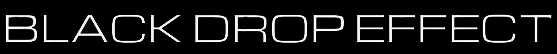 Black Drop Effect - Logo