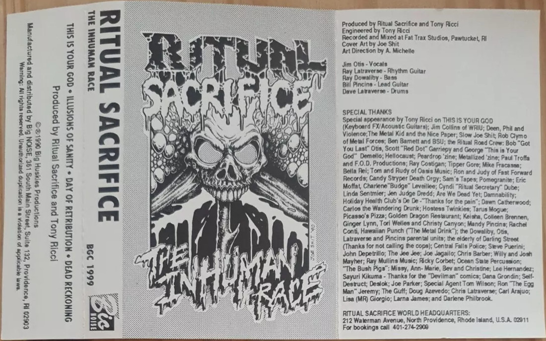 Click to zoom Ritual Sacrifice - The Inhuman Race