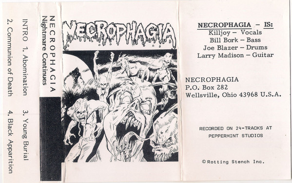 Necrophagia - Nightmare Continues
