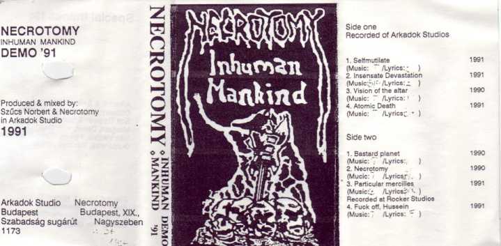 Necrotomy - Inhuman Mankind