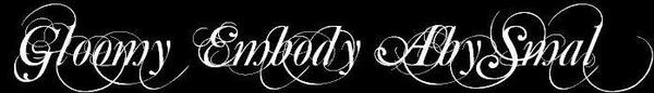 Gloomy Embody Abysmal - Logo