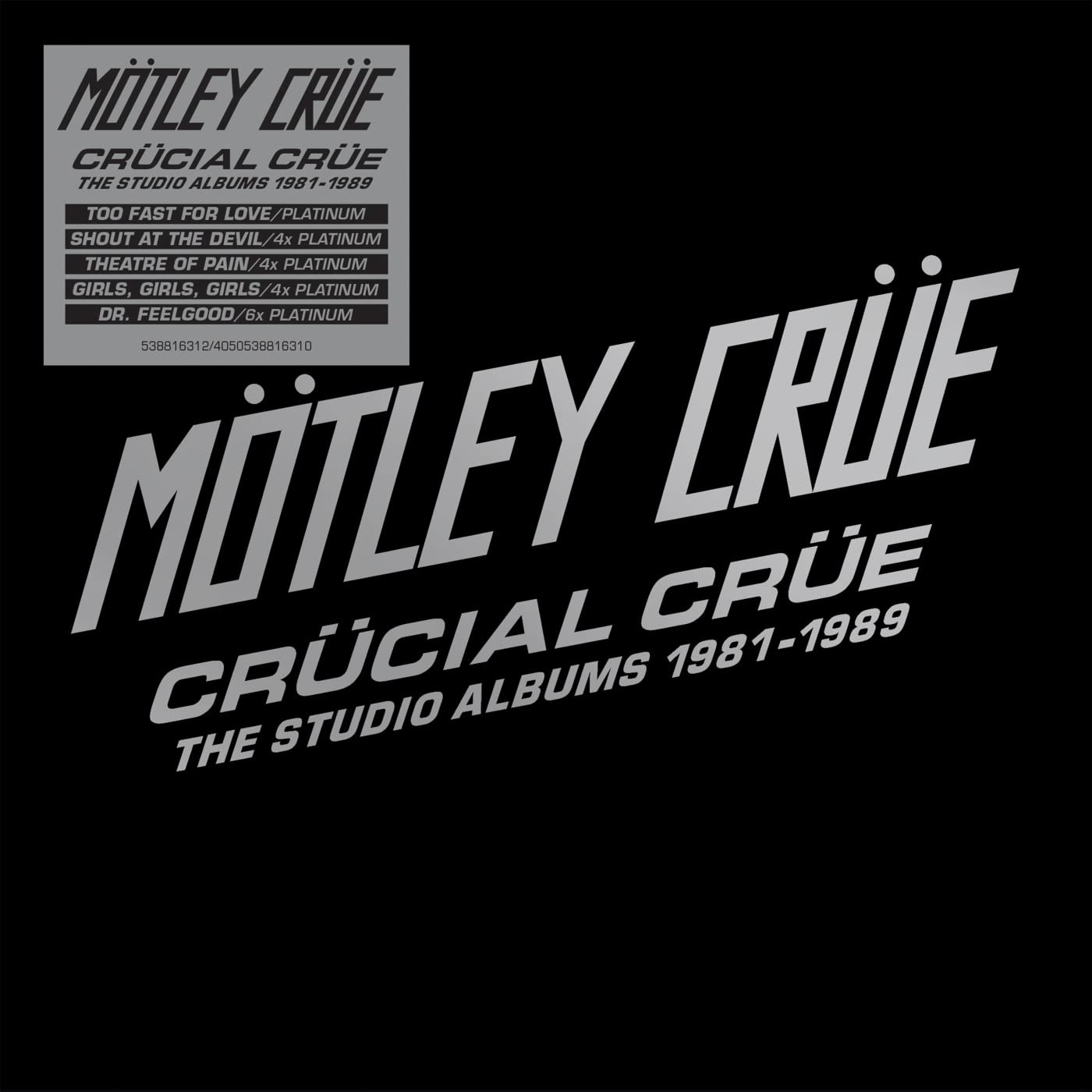 Mötley Crüe - Crücial Crüe - The Studio Albums 1981-1989 ...