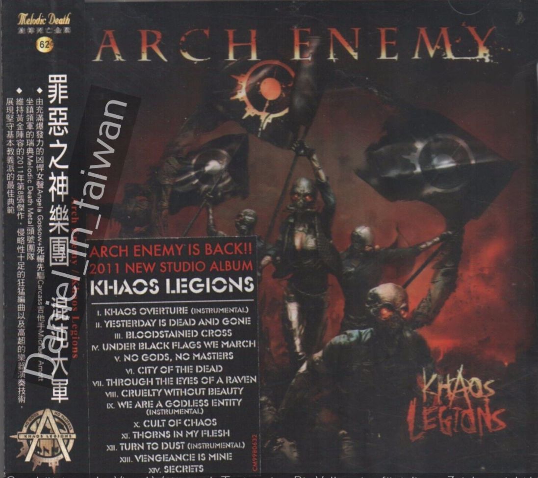 【 未開封 】 Arch Enemy Khaos Legions DX ARCH ENEMY “Khaos Legions” /Ltd. Deluxe Edition 2CD Digibook/