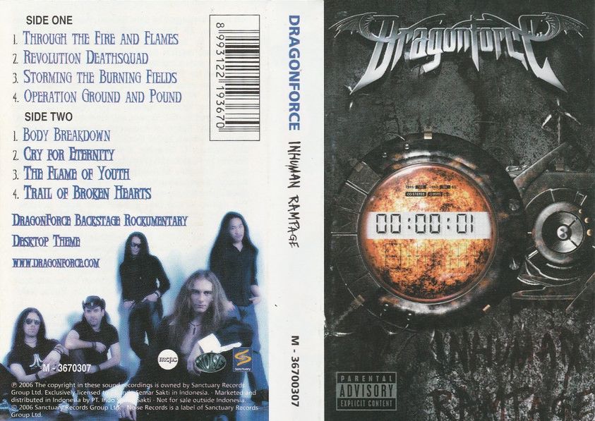 DragonForce - Inhuman Rampage - Encyclopaedia Metallum: The Metal Archives