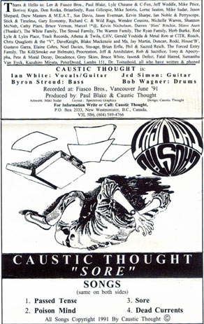Caustic Thought - Sore