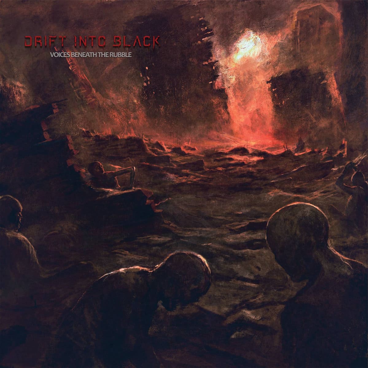 Обложка: Drift into Black — Voices Beneath the Rubble