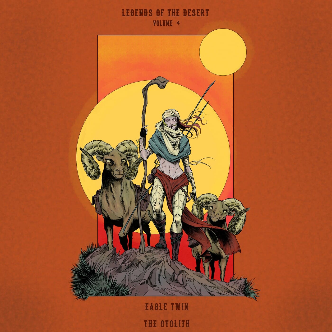 Обложка: Eagle Twin / The Otolith — Legends of the Desert: Vol. 4