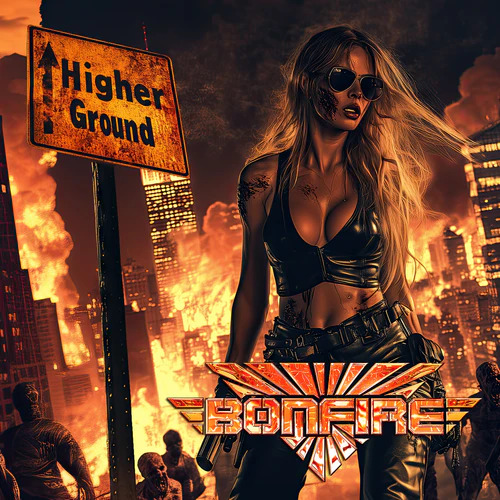 Обложка: Bonfire — Higher Ground
