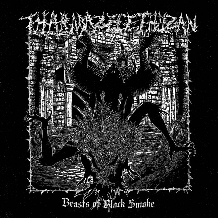 Обложка: Tharmazegethuzan — Beasts of Black Smoke