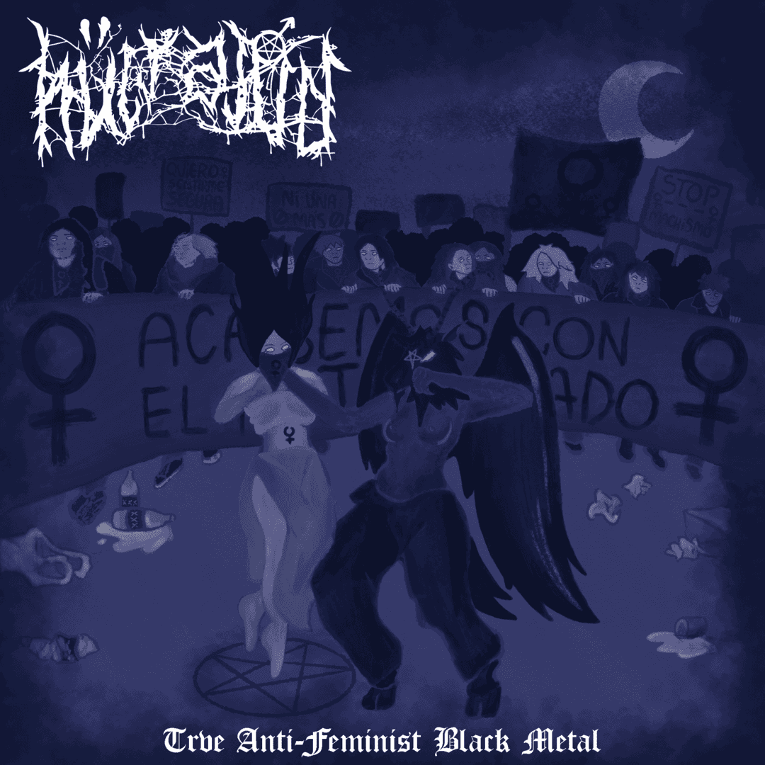 Обложка: Hüljatud — Trve Anti-Feminist Black Metal