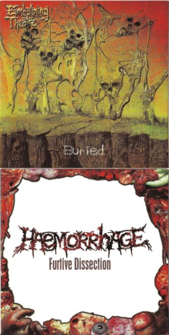 Haemorrhage / Embalming Theatre - Buried / Furtive Dissection