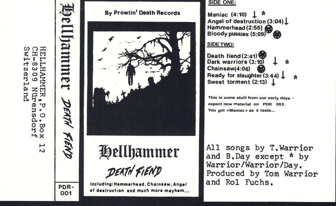 Hellhammer - Death Fiend