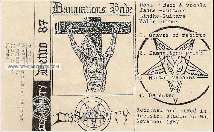 Obscurity - Damnations Pride