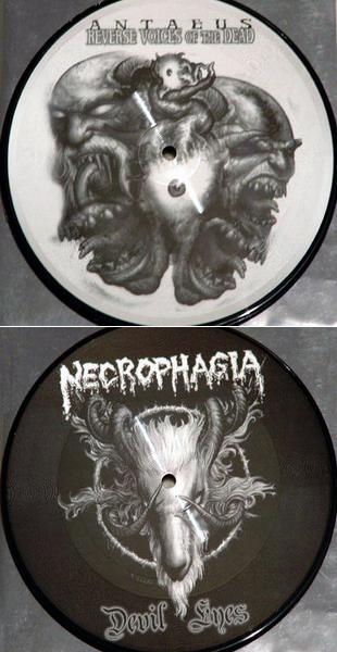 Necrophagia / Antaeus - Reverse Voices of the Dead / Devil Eyes
