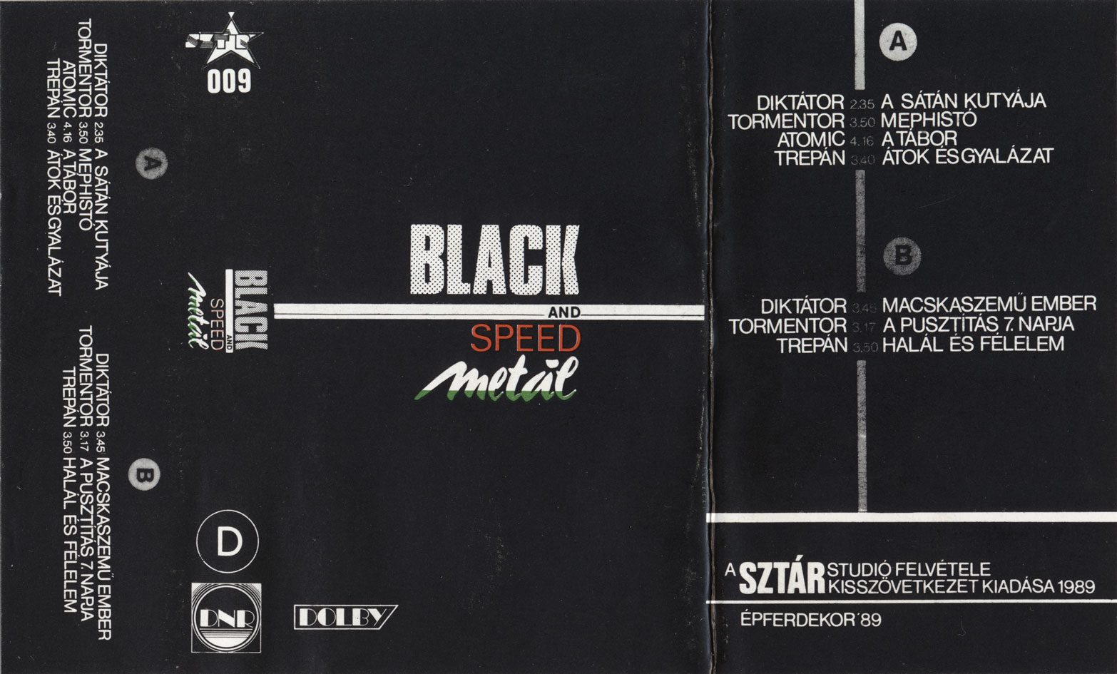 Tormentor / Atomic / Trepán / Diktátor - Black and Speed Metál