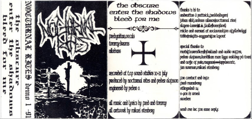 Nocturnal Rites Demo 1 Encyclopaedia Metallum The Metal - 