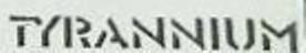Tyrannium - Logo