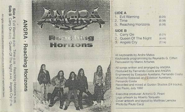 Angra - Reaching Horizons - Encyclopaedia Metallum: The Metal Archives