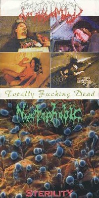 Exhumed / Nyctophobic - Totally Fucking Dead / Sterility