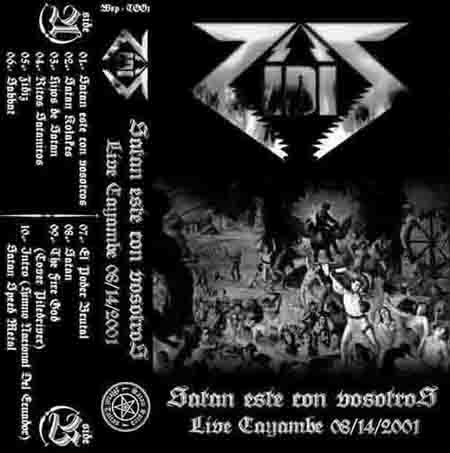 Обложка: Zidiz — Satán esté con vosotros - Live Cayambe 08/14/2010