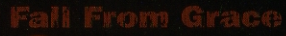 Fall from Grace - Logo