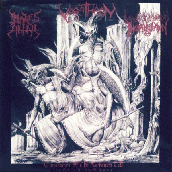 Thornspawn / Varathron / Black Altar - Emissaries of the Darkened Call - Three Nails in the Coffin of Humanity