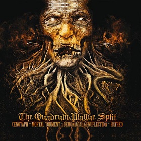 Cenotaph / Hatred / Mortal Torment / Demoniacal Genuflection - The Quadrum Plague Split