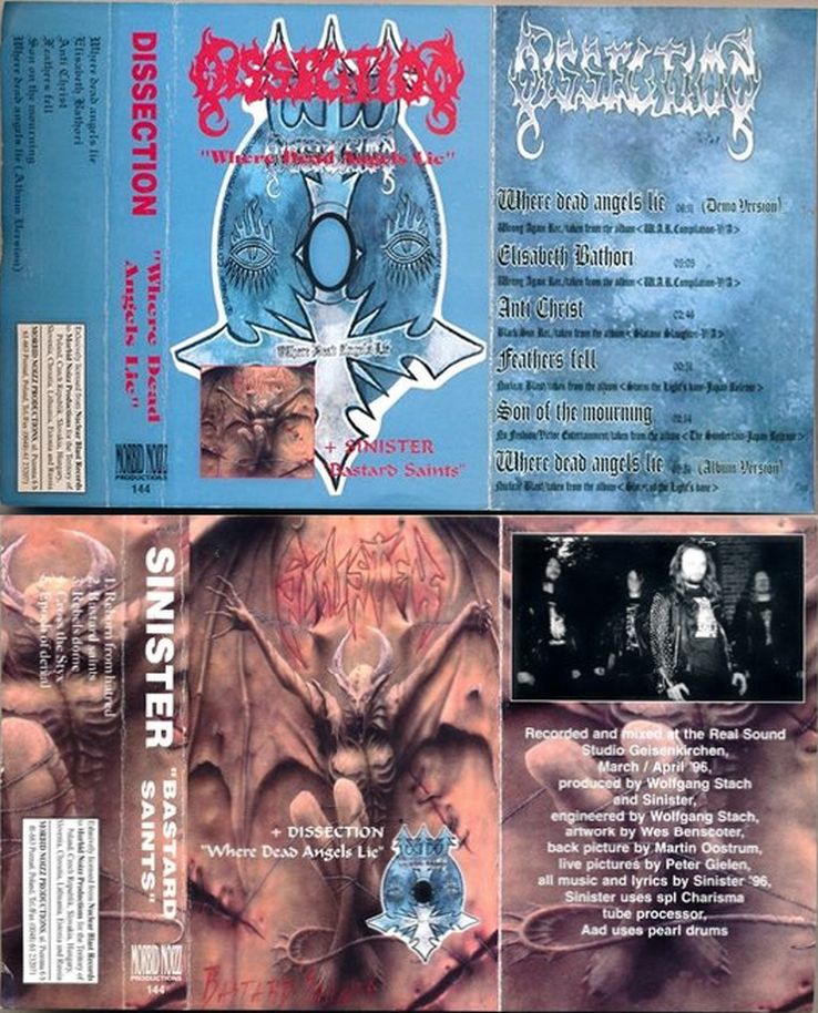 Dissection / Sinister - Where Dead Angels Lie / Bastard Saints