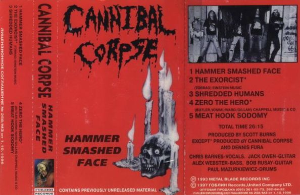 Cannibal corpse smashed face