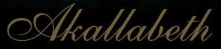 Akallabeth - Logo