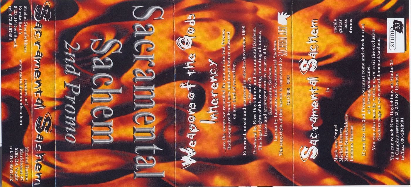 Sacramental Sachem - 2nd Promo