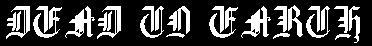 Dead to Earth - Logo