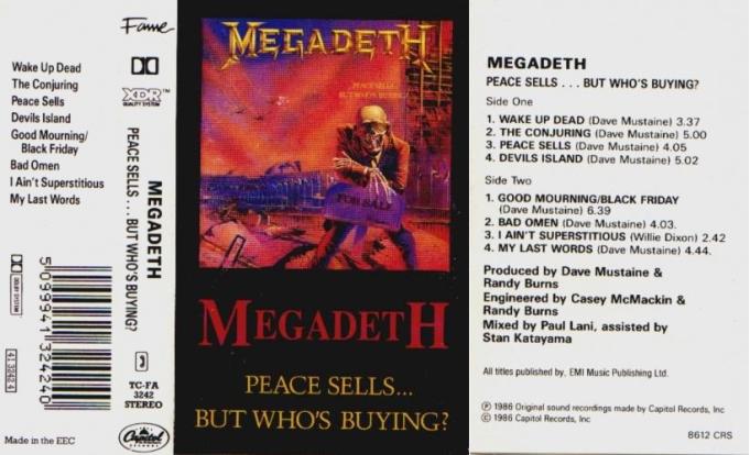 Megadeth - Peace Sells but Who's Buying? - Encyclopaedia Metallum: The Metal  Archives