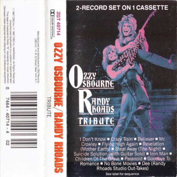 randy rhoads ozzy osbourne tribute