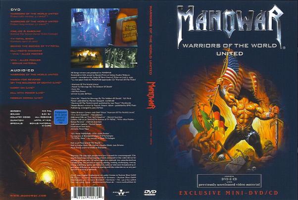 Manowar united. Manowar обложка двд. Manowar Warriors of the World 2002. Warriors of the World United Manowar. Manowar – Fighting the World.