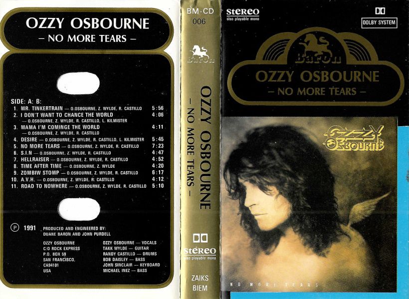 no more tears ozzy osbourne letra