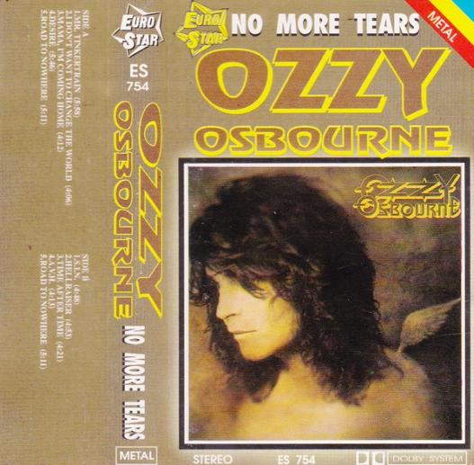 ozzy osbourne no more tears letra