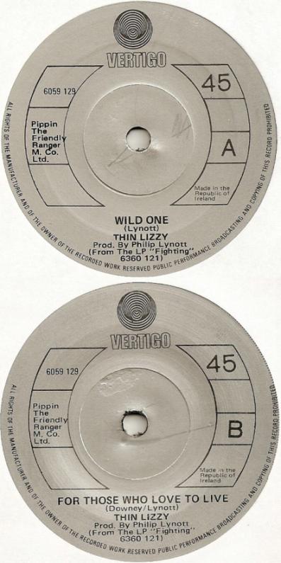Thin Lizzy - Wild One - Encyclopaedia Metallum: The Metal Archives