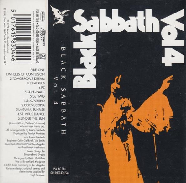 Black Sabbath Black Sabbath Vol. 4 Encyclopaedia Metallum The Metal Archives