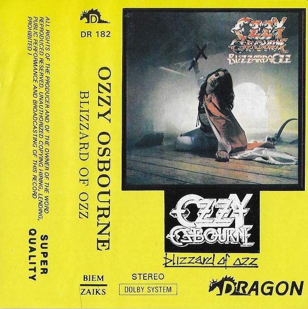 ozzy osbourne blizzard of ozz lyrics