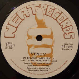 Venom - In League with Satan / Live like an Angel,