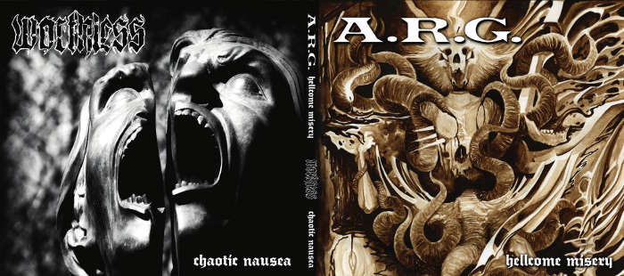 A.R.G. / Worthless - Hellcome Misery / Chaotic Nausea