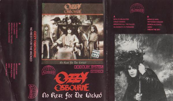 ozzy osbourne no rest for the wicked poster